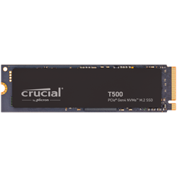 Crucial T500 4TB SSD, M.2 2280, NVMe PCIe Gen4, r7000MB/s, w6900MB/s