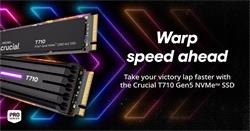 Crucial T710 2TB SSD PCIe NVMe M.2 2280, r14500MB/s, w13800MB/s, s chladičom