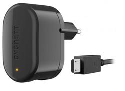 Cygnett, Groove Power Smart, 5V/1A nabíjačka do steny s odpojiteľným USB/micro USB káblom pre smartfóny, čierna