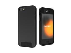 Cygnett, obal SecondSkin pre iPhone 5/5S/SE, silikónový, čierny