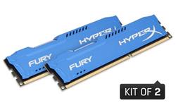 DDR 3.. 8GB . 1600MHz. CL10 Hyper X FURY Blue Kingston (2x4GB)