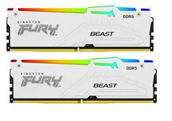 DDR 5.... 32GB . 5200MHz. CL36 FURY Beast White RGB Kingston XMP/EXPO (2x16GB)