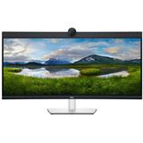 DELL 34 Curved Video Conferencing Monitor - /P3424WEB/34,14"/IPS/3440x1440/60Hz/8ms/Blck-Slvr/3R
