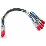 Dell Networking Cable 40GbE (QSFP+) to 4 x 10GbE SFP+ Passive Copper Breakout Cable 1 Meters - Kit