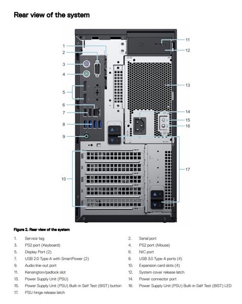DELL PowerEdge T40 / 3x3.5'' / E-2224G / 1x8GB / 1x1TB Entry HDD / Emb.SATA / 3Yr BO
