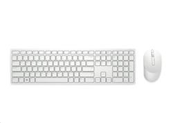 Dell Pro Wireless Keyboard and Mouse - KM5221W - Czech/Slovak (QWERTZ) - White