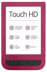 E-book POCKETBOOK 631 Touch HD, červený