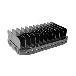 Eaton/Tripplite USB nabíjecí stanice s úložným prostorem, výstup 10x 12V, 8A, 96W, napájecí kabel Schuko