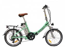 Elektrobicykel Spirit Joy2 "skladačka", 20", zelená pastelová , /36V/250W, 10Ah Li-Ion