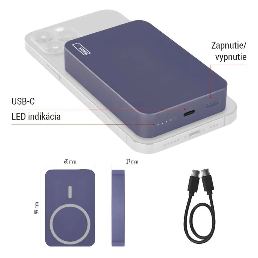 EMOS POWERBANK WI 1046 10000