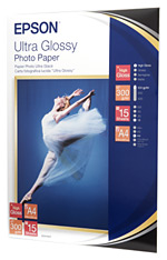 Epson papier Ultra Glossy Photo, 300g/m, A4, 15ks