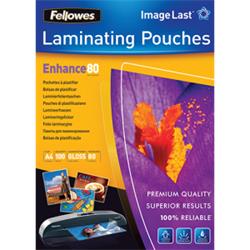 Fellowes Laminovacia fólia lesklá A4 (216x303), 80 mic, 100 ks