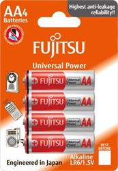 Fujitsu Universal Power alkalická batéria 1.5V, LR06/AA, blister 4ks