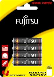 Fujitsu zinková batéria 1.5V, R03/AAA, blister 4ks