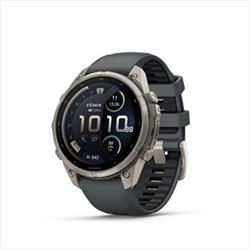 Garmin fenix 9 Pro - inReach, 47mm, AMOLED, Sapphire, Titanium, Graphite/Black band