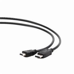 Gembird kábel DisplayPort (M) na HDMI (AM), 1.8 m, čierny