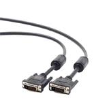 Gembird kábel DVI (M - M) video dual link, 4.5m, čierny, bulk balenie