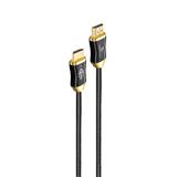 Gembird kábel HDMI 8K High speed (M - M), aktívny, optický (AOC), s Ethernetom, prémiový, pozlátené kon., 5 m, čierny