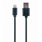 Gembird kábel nabíjací Lightning 8-pin (M) na USB 2.0 (M), 2 m, čierny