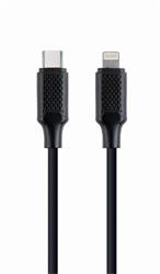 Gembird kábel nabíjací USB-C (M) na 8pin Lightning (M), 1,5 m, plast, čierny