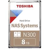 HDD TOSHIBA NAS N300 3.5", 8TB, 256MB, SATA 6.0 Gbps, 7200 rpm