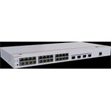 Huawei S310-24T4X,S310-24T4X,S310-24T4X (24*10/100/1000BASE-T ports, 4*10GE SFP+ ports, built-in AC power)