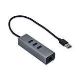 i-tec USB 3.0 Metal HUB 3 Port + Gigabit Ethernet Adapt.
