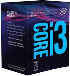 Intel® Core™i3-8100 processor, 3,60GHz,6MB,LGA1151 BOX, UHD Graphics 630
