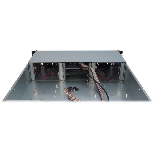 INTER-TECH case storage IPC 2U-2724, rack 2U 24x 2.5" hot-swap bays (SAS3 / SATA / NVMe)