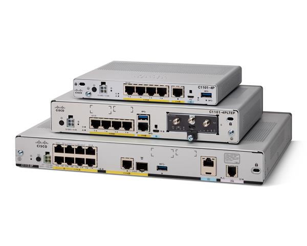 ISR 1100 4 Ports DSL Annex A/M and GE WAN Router