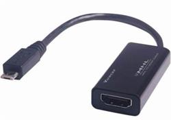 Kábel, redukcia MHL adaptér micro USB/HDTV na HDMI (napr. k mobilu)