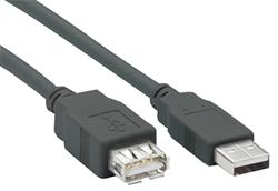 Kábel USB 2.0 predlžovací, typ AM-AF 1,8m HQ