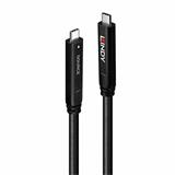 Kábel USB 3.2 Gen 1, Typ C CM/CM 10m, 5Gbps, PD 60W 20V3A, čierny, aktívny, optický