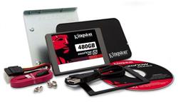 Kingston 480GB SSDNow V300 Series SATA3, 2.5" (7 mm) Upgrade Bundle Kit ( r450MB/s, w450MB/s )