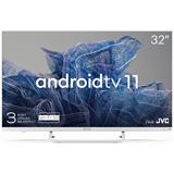 KIVI TV 32F750NW, 32" (81cm),HD, Google Android TV, White, 1920x108, 60 Hz, Sound by JVC, 2x8W, 33 kWh/1000h , BT5, HDMI
