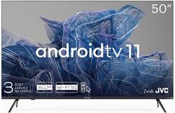 KIVI TV 50U750NB, 50" (127 cm), UHD, Android TV 11,Black,3840x2160,60 Hz,Sound by JVC,2x12W,70 kWh/1000h ,BT5.1, HDMI 4