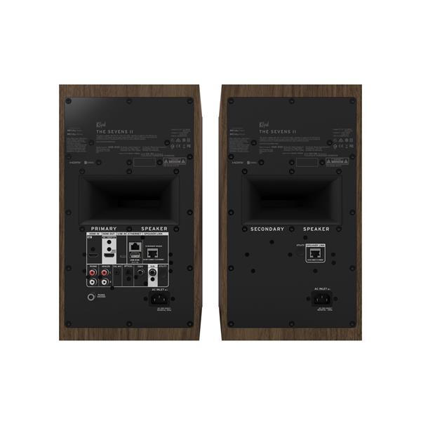Klipsch The Sevens II, aktívne reproduktory, orech