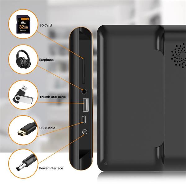 KODAK RCF-106H BLK 10" fotorámik Wifi, čierny