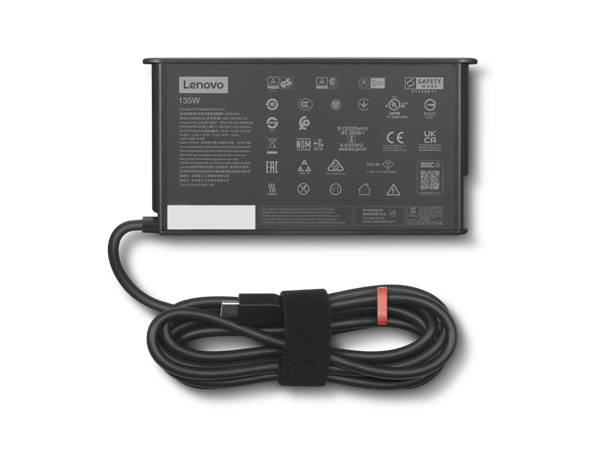 Lenovo 135W, USB-C, AC Adapter, 2,8m kabel