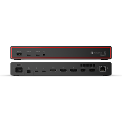 Lenovo ThinkPad Thunderbolt 5 Smart Dock 7500 - PD180W(2x TB5, 2xDP, 1x HDMI, 1xRJ45,2x USB-C, 3x USB) max 4x LCD