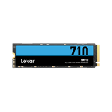 Lexar® 500GB NM710 PCIe Gen 4x4 M.2, up to 5000 MB/s read and 2600 MB/s write