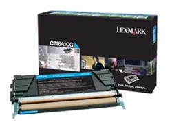 Lexmark C746, C748 Cyan Return Program Toner Cartridge 7K