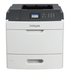 Lexmark MS810de, mono laser, 1200dpi, 52ppm, 512MB, 800MHz, USB, DUPLEX, GLan