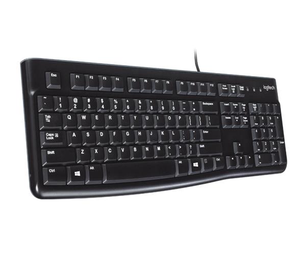 Logitech® K120 Keyboard - SK/CZ - USB, čierna