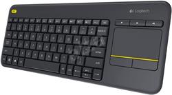 Logitech® K400 Plus Wireless Touch Keyboard Black, UK layout