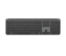 Logitech® K950 SIGNATURE SLIM WIRELESS KEYBOARD - GRAPHITE-US INT'L-2.4GHZ/BT