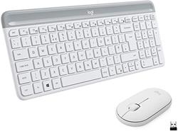 Logitech® MK470 Slim Wireless Combo - OFFWHITE - SK/CZ