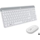 Logitech® MK470 Slim Wireless Combo - OFFWHITE - SK/CZ