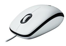 Logitech® Mouse M100 - WHITE - USB - EER2