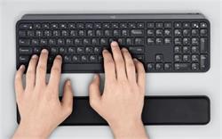 Logitech® MX Keys Plus Advanced Wireless Illuminated Keyboard with Palm Rest - GRAPHITE - US INT'L